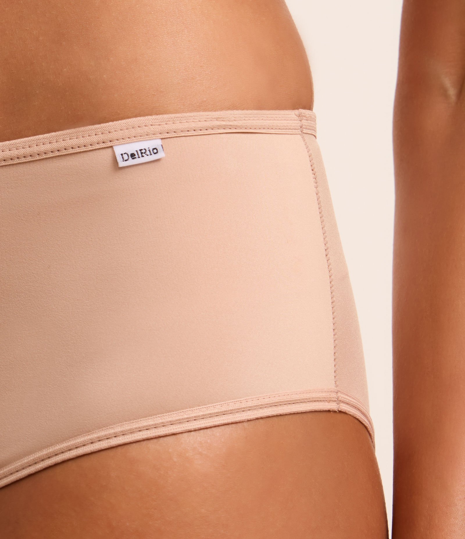 Kit 02 Calcinhas Largas Básicas em Microfibra DelRio Multicores 5