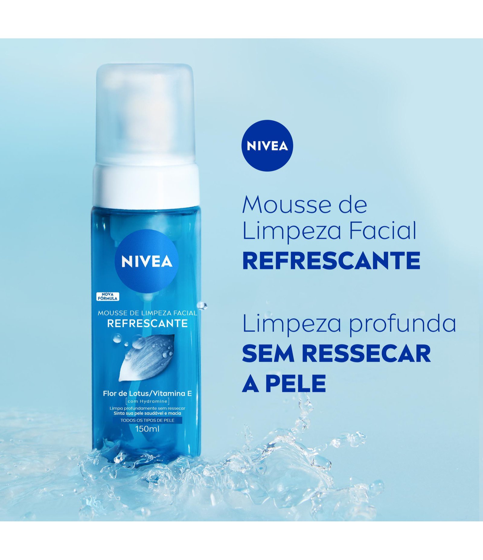 Mousse de Limpeza Facial Nivea 150ml 2