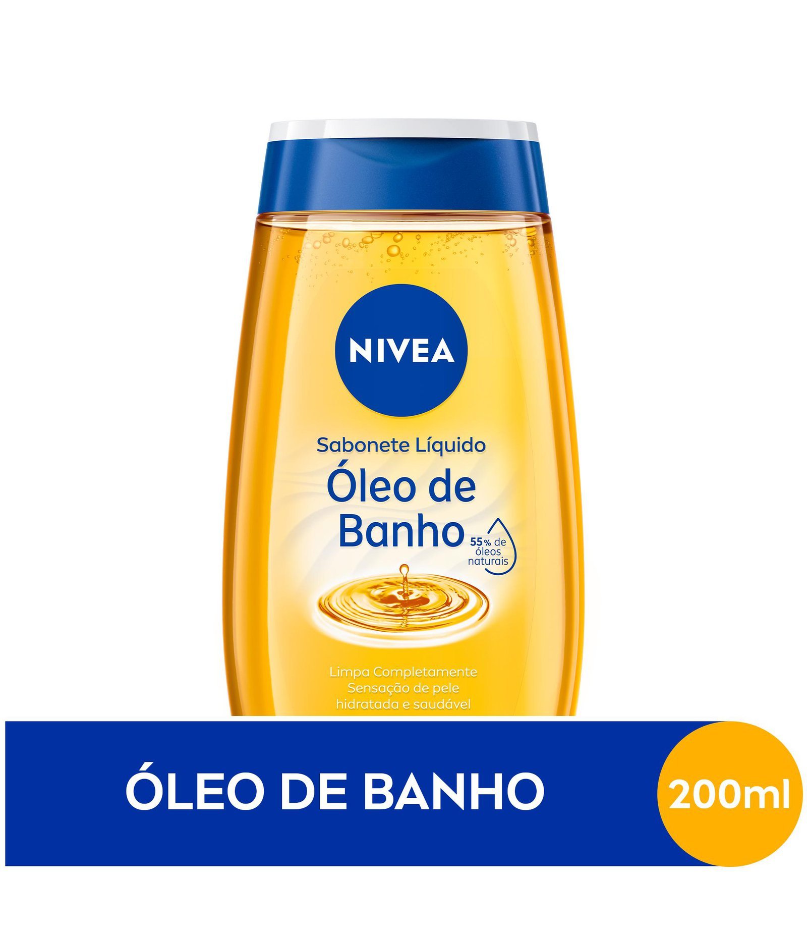 Sabonete Líquido Óleo de Banho Nivea 200ml 2