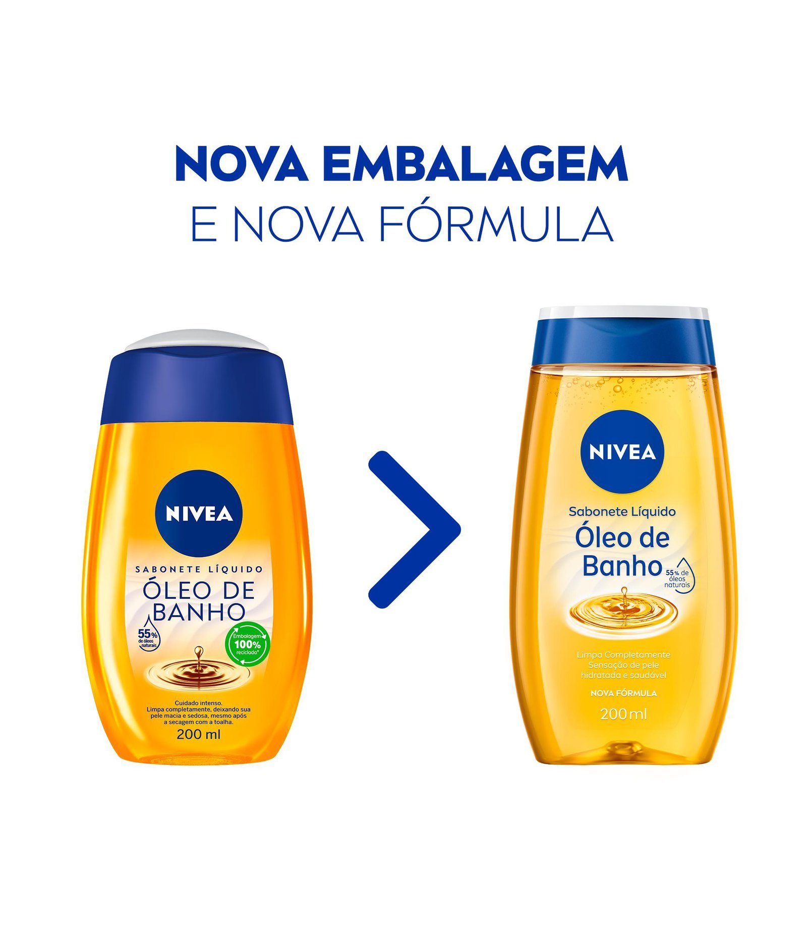 Sabonete Líquido Óleo de Banho Nivea 200ml 4