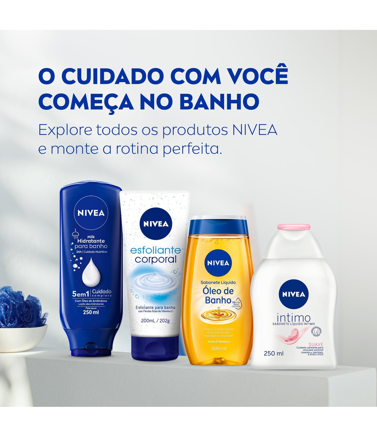 Sabonete Líquido Óleo de Banho Nivea 200ml 10