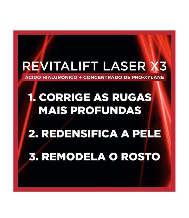 Creme Facial Anti-idade L'Oréal Paris Revitalift Laser X3 Diurno 50ml 6