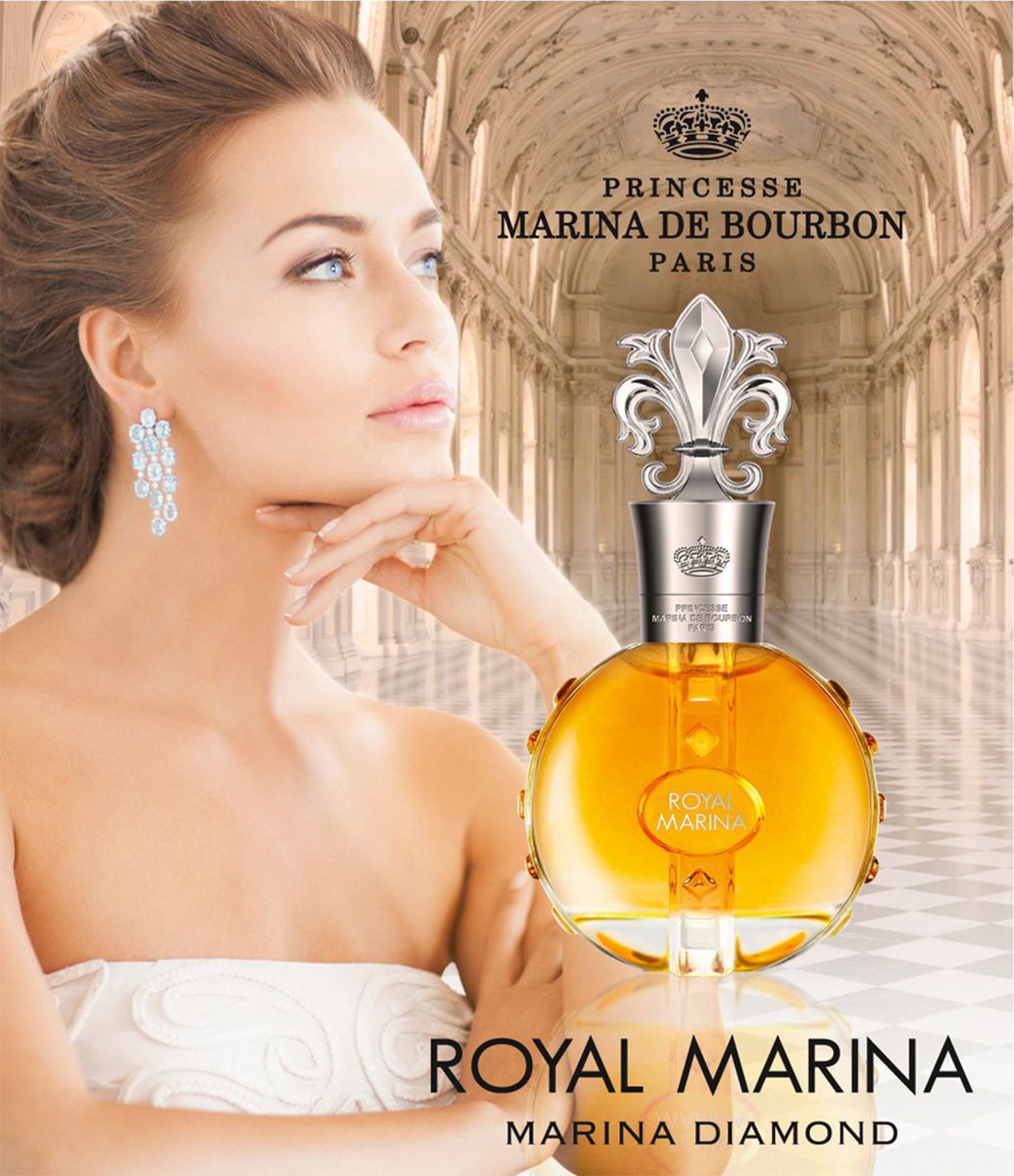 Perfume Marina de Bourbon Royal Diamond Feminino Eau de Parfum 30ml 3