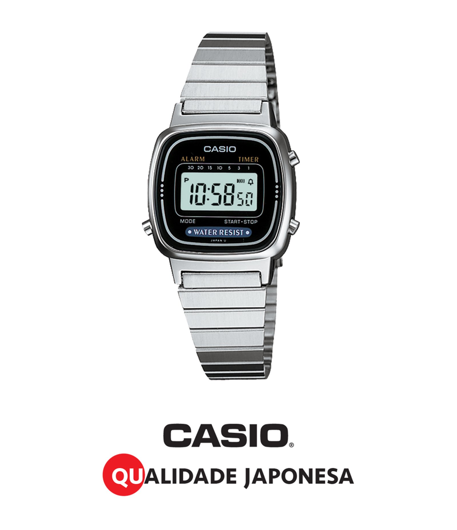 Relógio Casio Feminino Digital LA670WA-1DF U 3