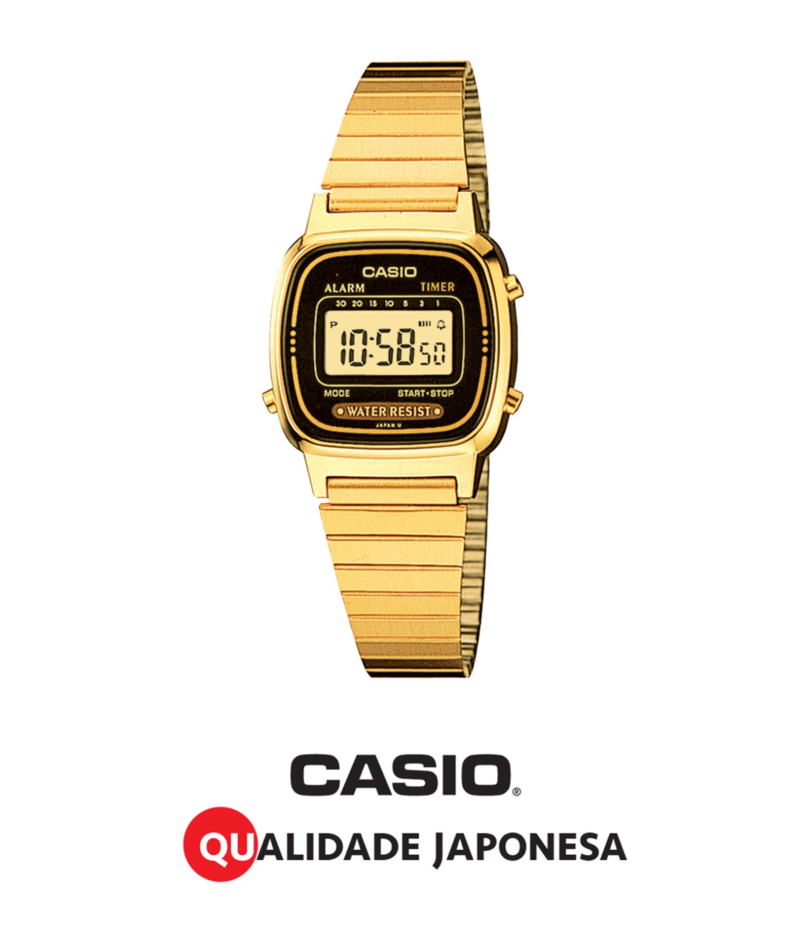 Relógio Casio Feminino Digital LA670WGA-1DF-SC U 3