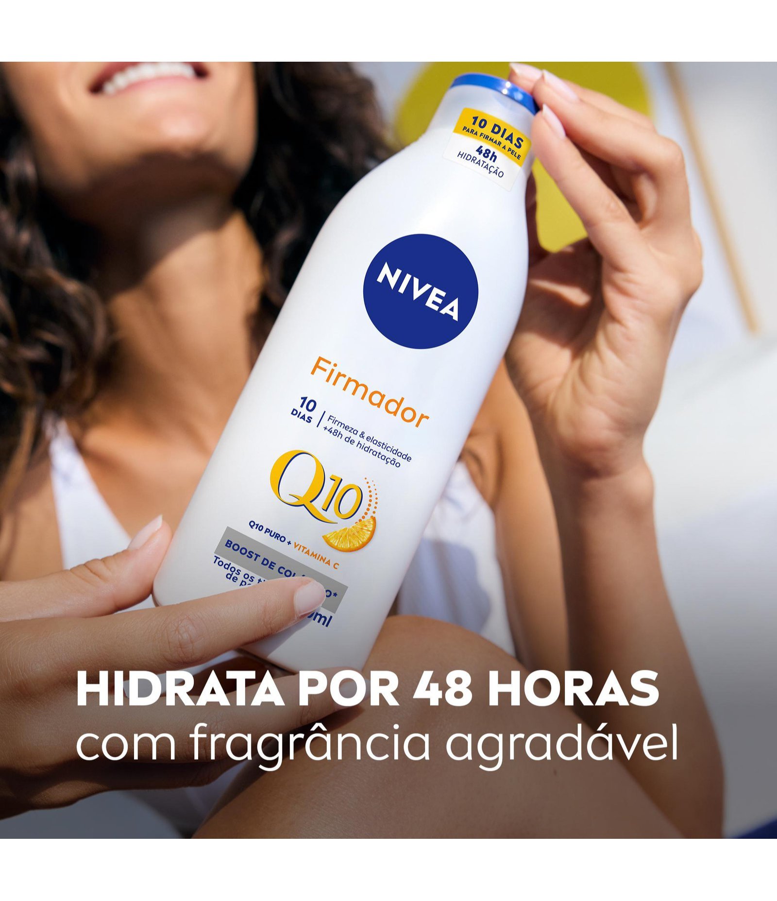 Loção Hidratante Firmador Q10 + Vitamina C Todos os Tipos de Pele Nivea 400ml 3