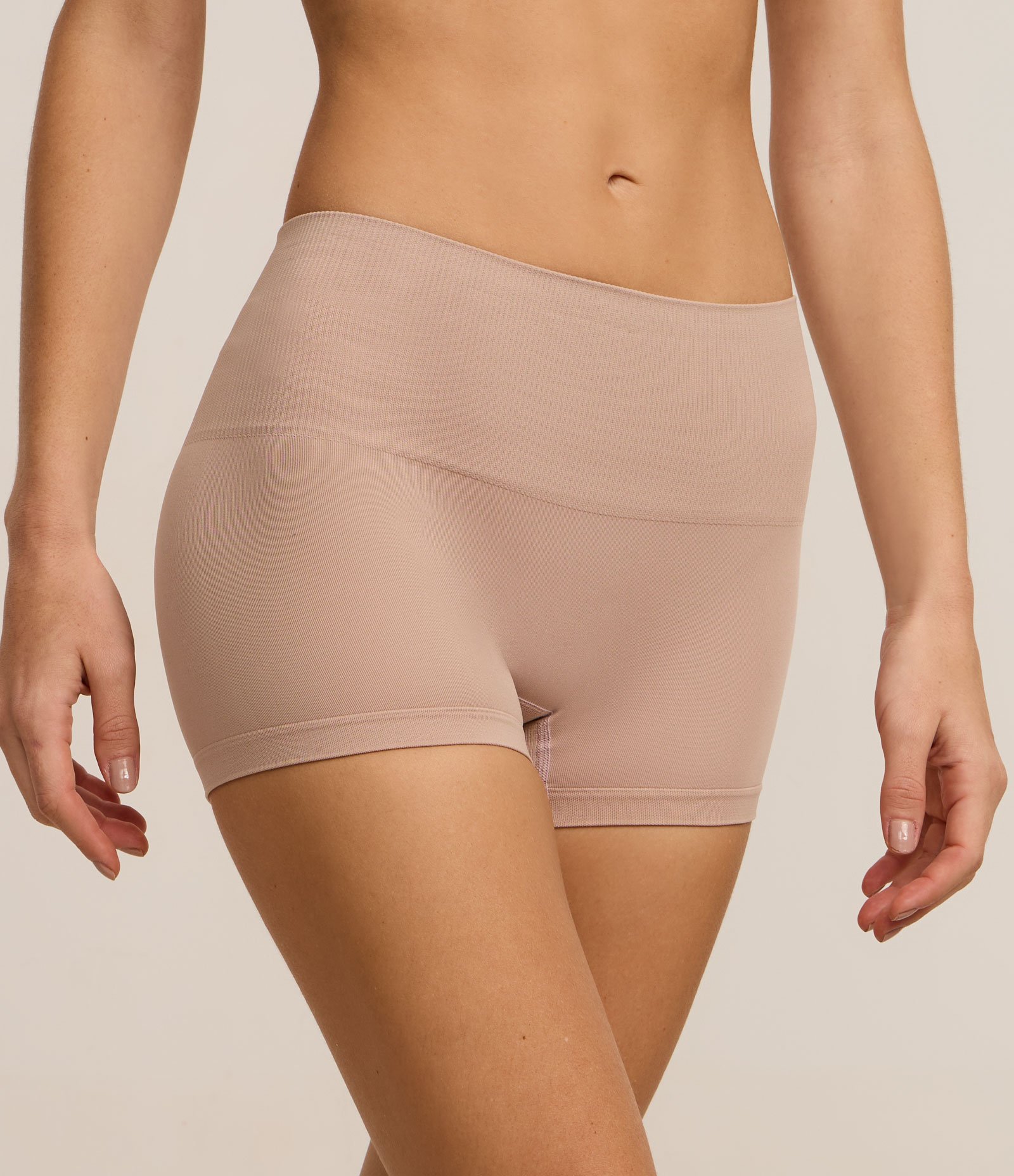 Calcinha Boxer Redutora em Microfibra Trifil Bege 3