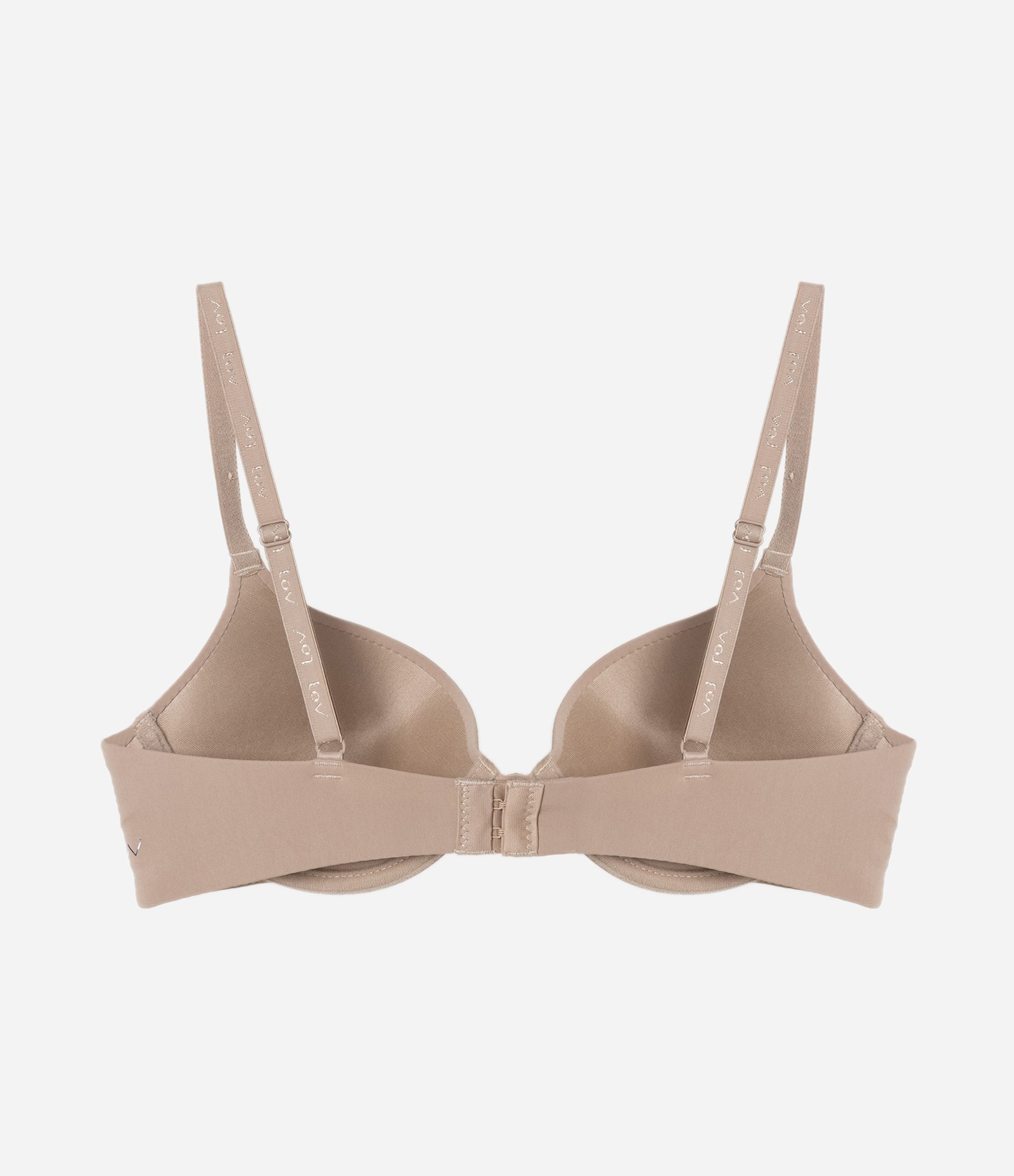 Sutiã Push Up em Microfibra com Enchimento Que Aumenta o Busto em Um Tamanho Light Taupe 6