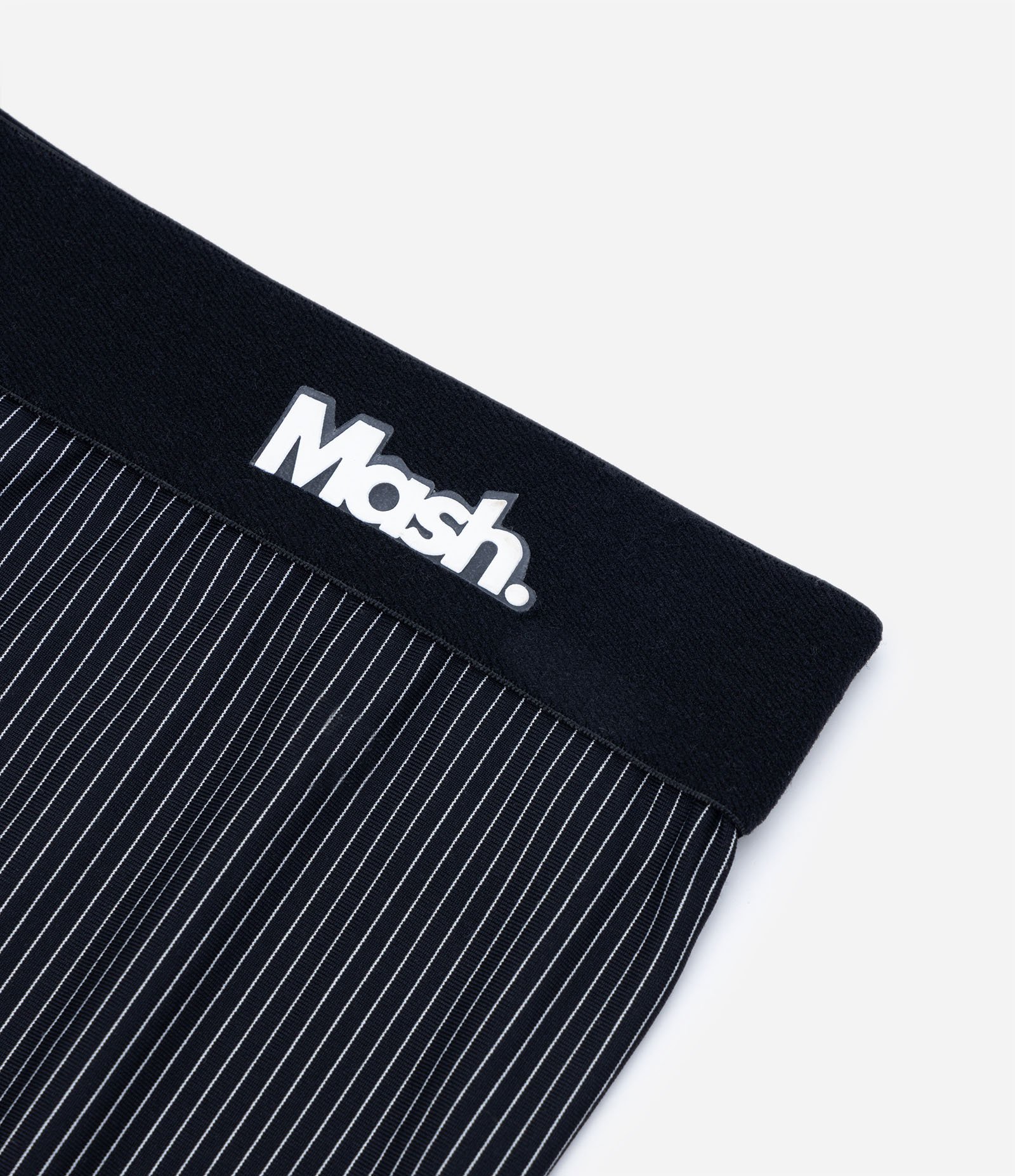 Cueca Boxer em Poliamida com Listras Risca de Giz Mash Preto 4