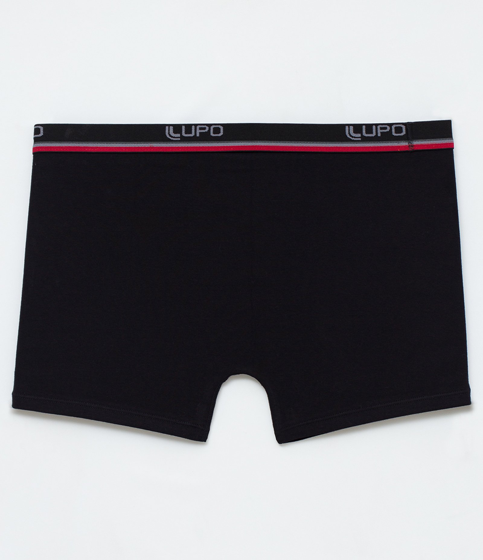 Cueca Boxer com Cós Elástico Lupo Preto 2