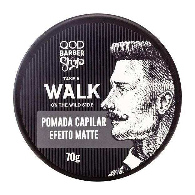 Pomada Capilar Walk QOD Barber Shop  70g 1