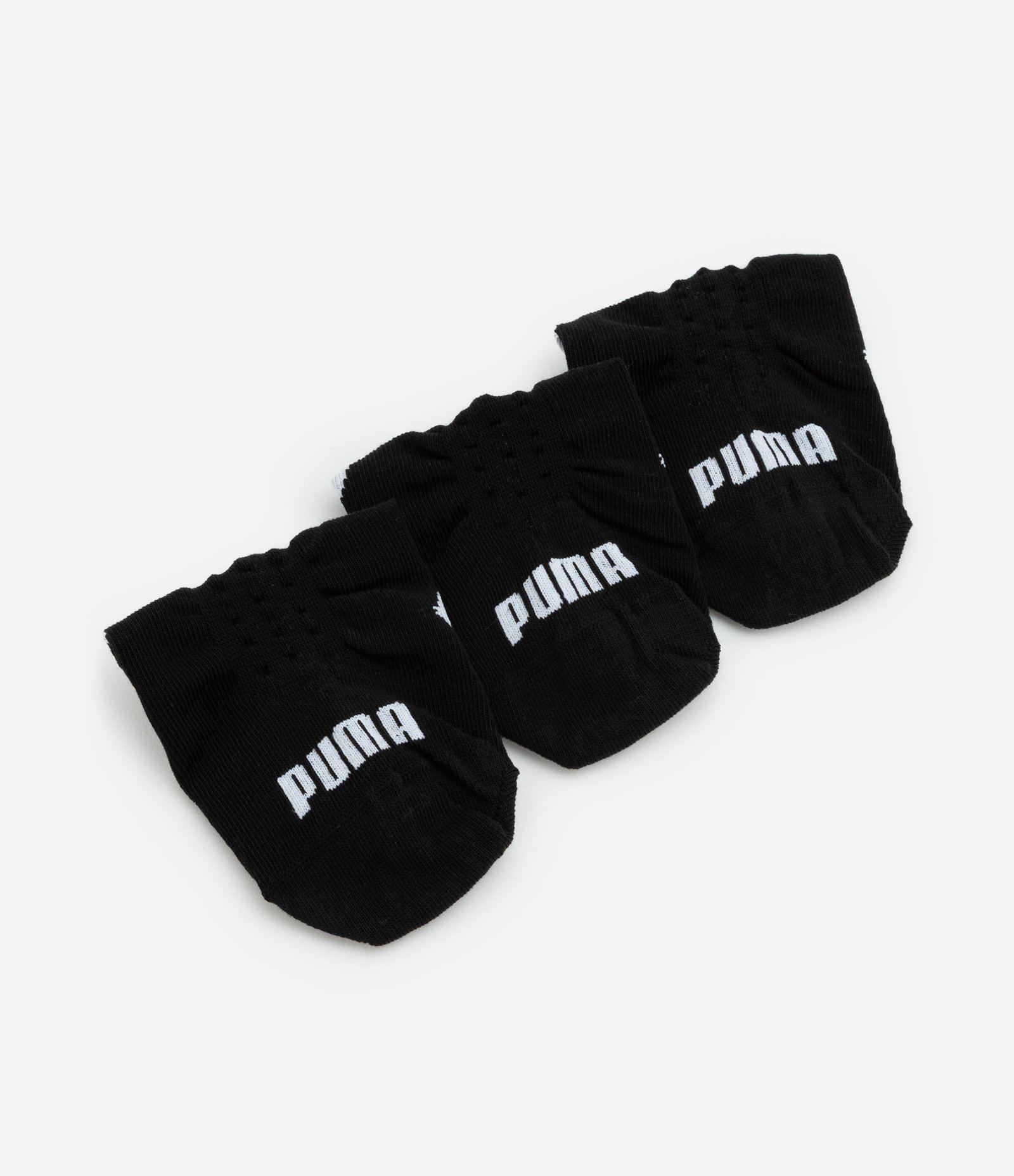 Kit 03 Pares de Meias Esportivas com Cano Invisível Puma Preto 4