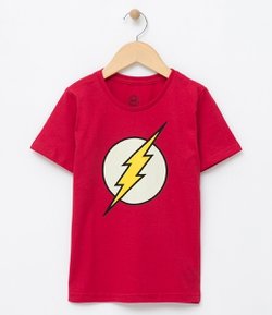 Camiseta Fantasia Infantil com Estampa The Flash - Tam 2 a 14