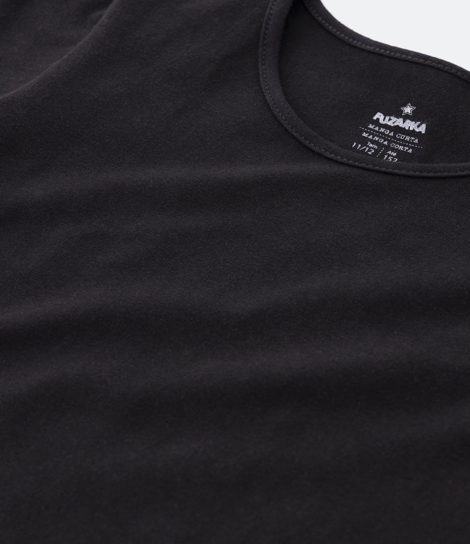 Blusa Infantil Básica - Tam 5 a 14 anos Stretch Limo 3