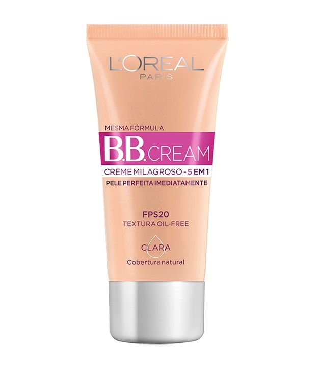 Base BB Cream L'Oréal Paris 5 em 1 FPS 20 Clara 1