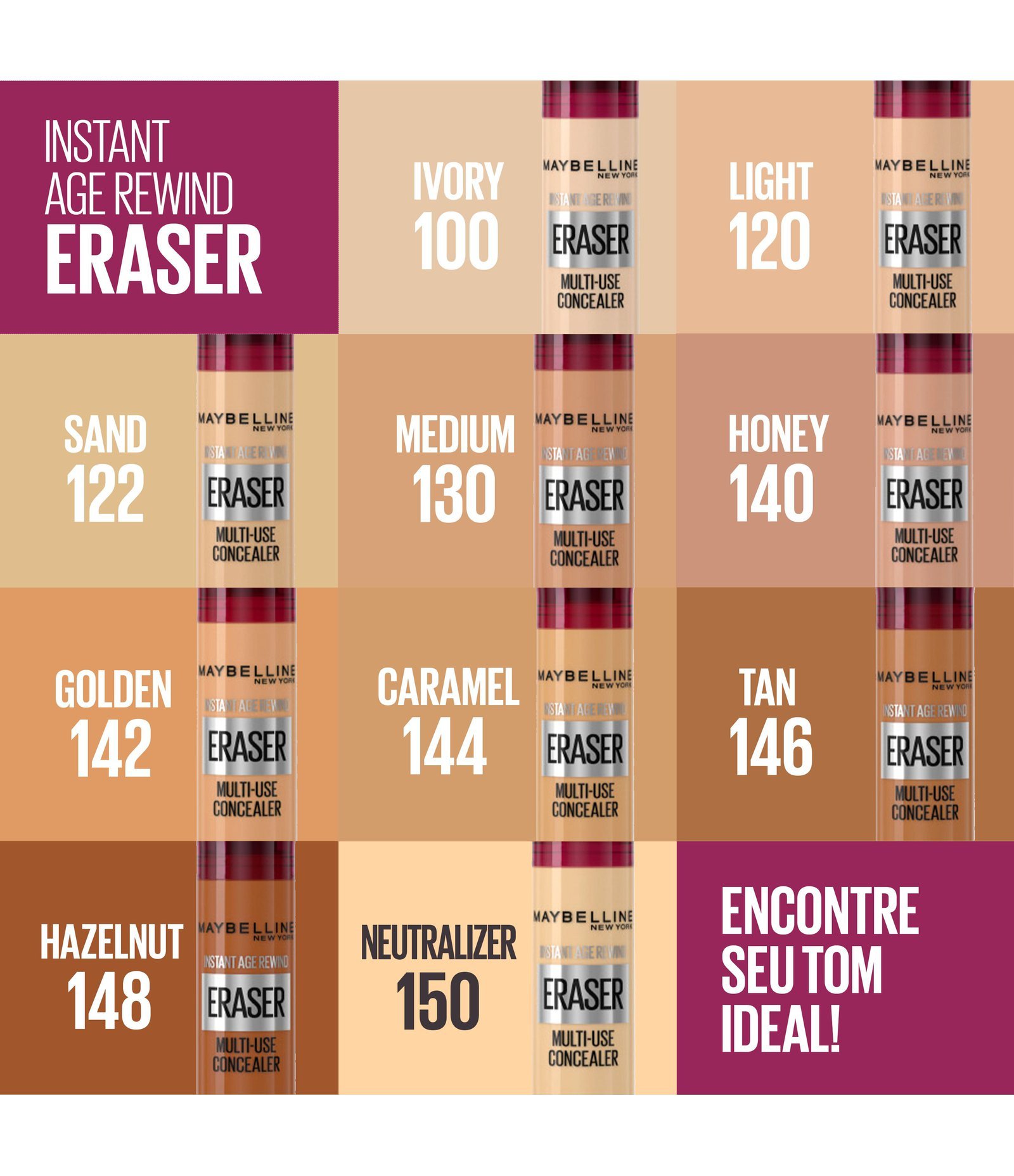 Corretivo Líquido Maybelline Eraser Instant Age Rewind 5,9 ml 10