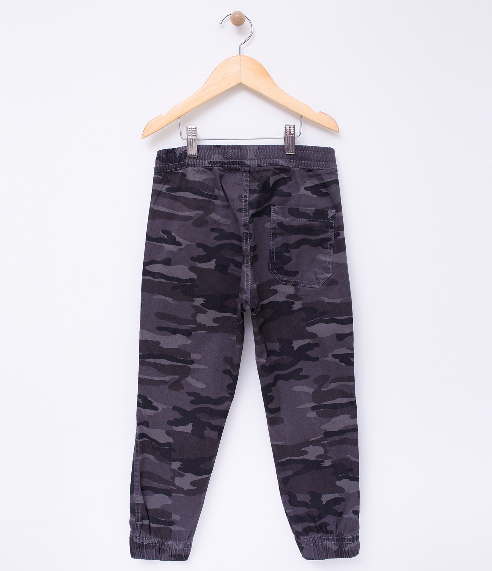 Calça Infantil Camuflada em Sarja - Tam 5 a 14 Stretch Limo 2