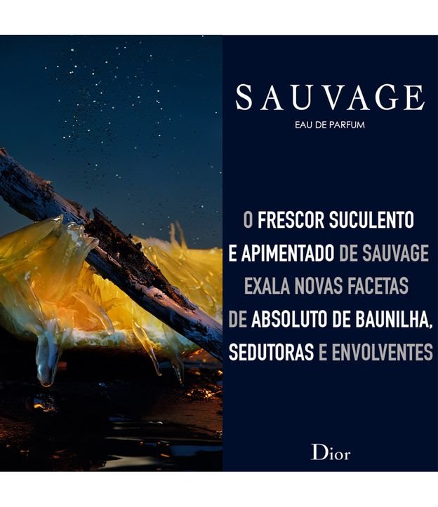 Perfume Dior Sauvage Masculino Eau De Parfum 60ml 3