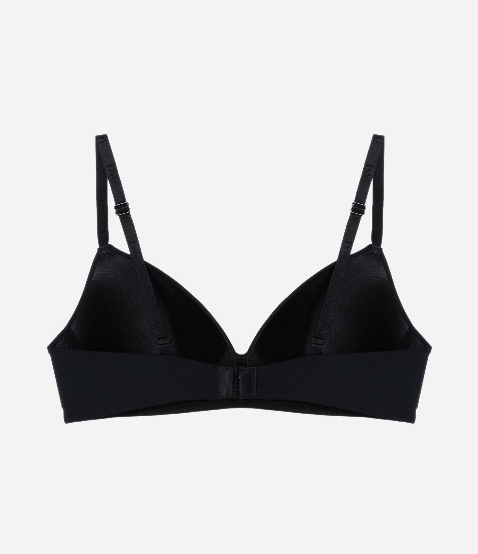 Sutiã Triangular em Microfibra com Bojo Preto 6