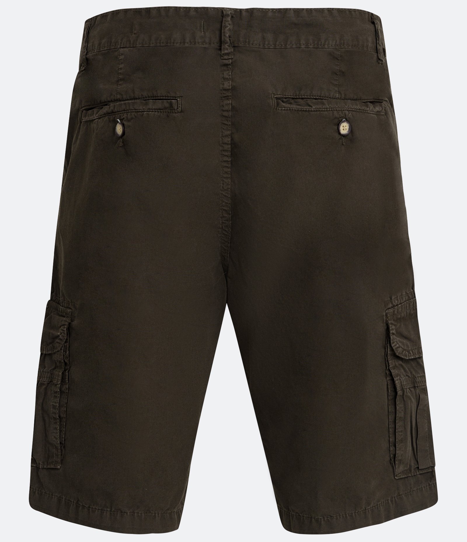Bermuda Cargo em Sarja com Detalhes em Pespontos Verde Floresta 7