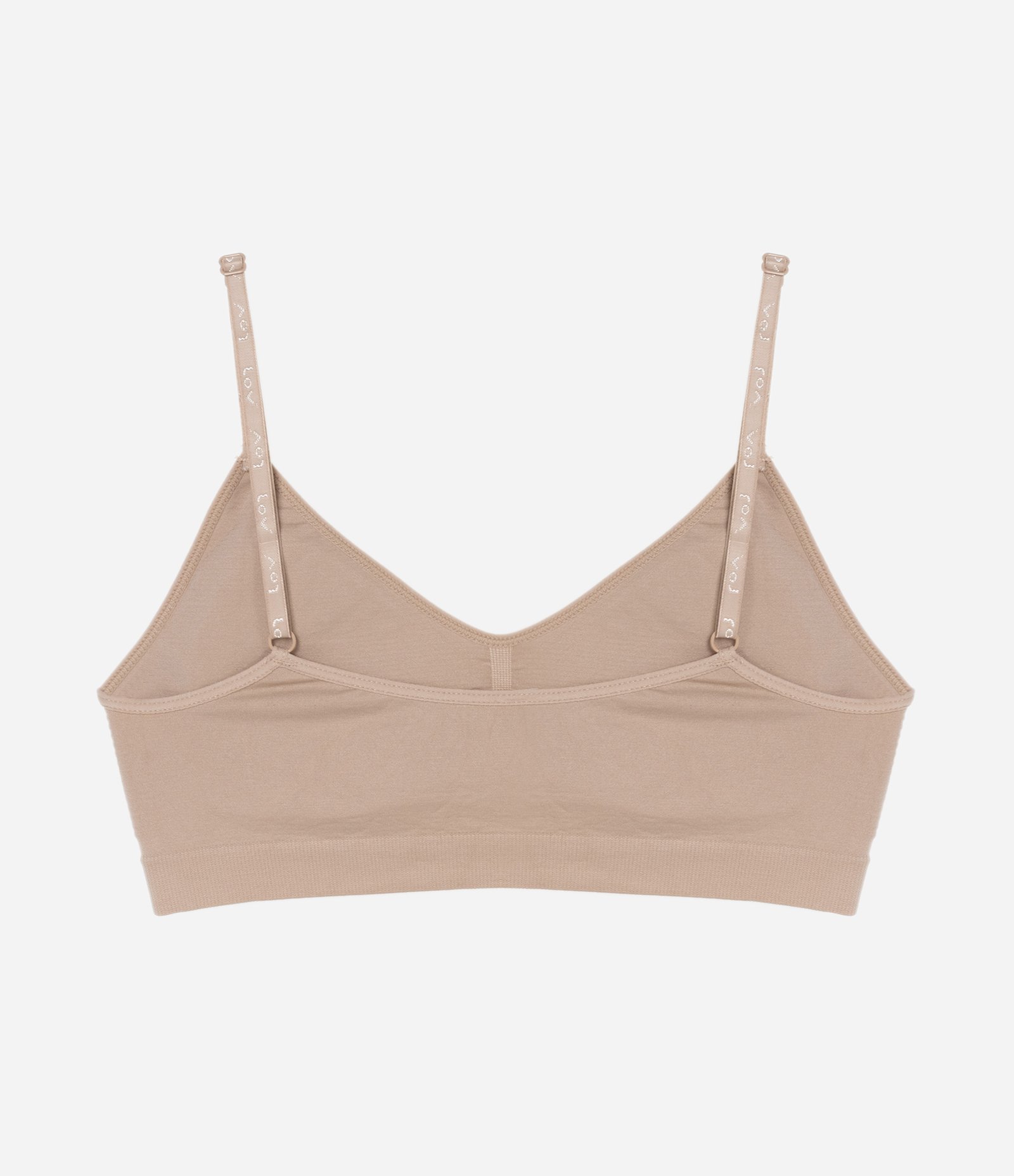 Sutiã Top em Microfibra com Bojo Removível Seamless Light Taupe 5