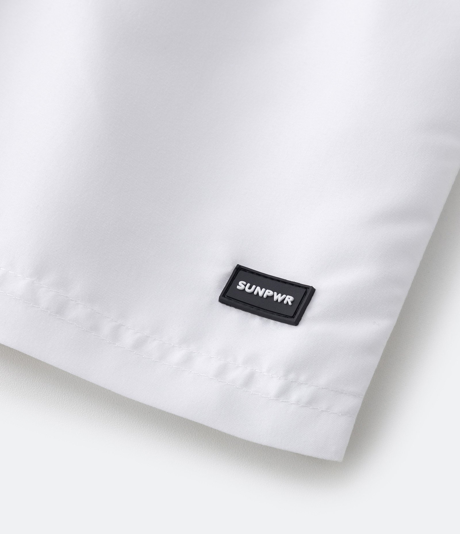 Bermuda de Banho Infantil com Etiqueta Emborrachada - Tam 5 a 14 anos Branco 15