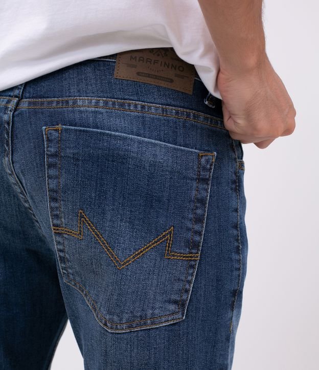 Calça Slim Básica Jeans com Elastano 4