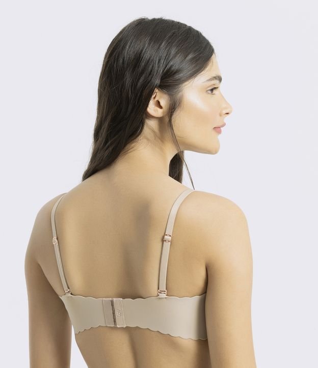 Soutien Base sin Tirantes Liso con Borda Beige 12