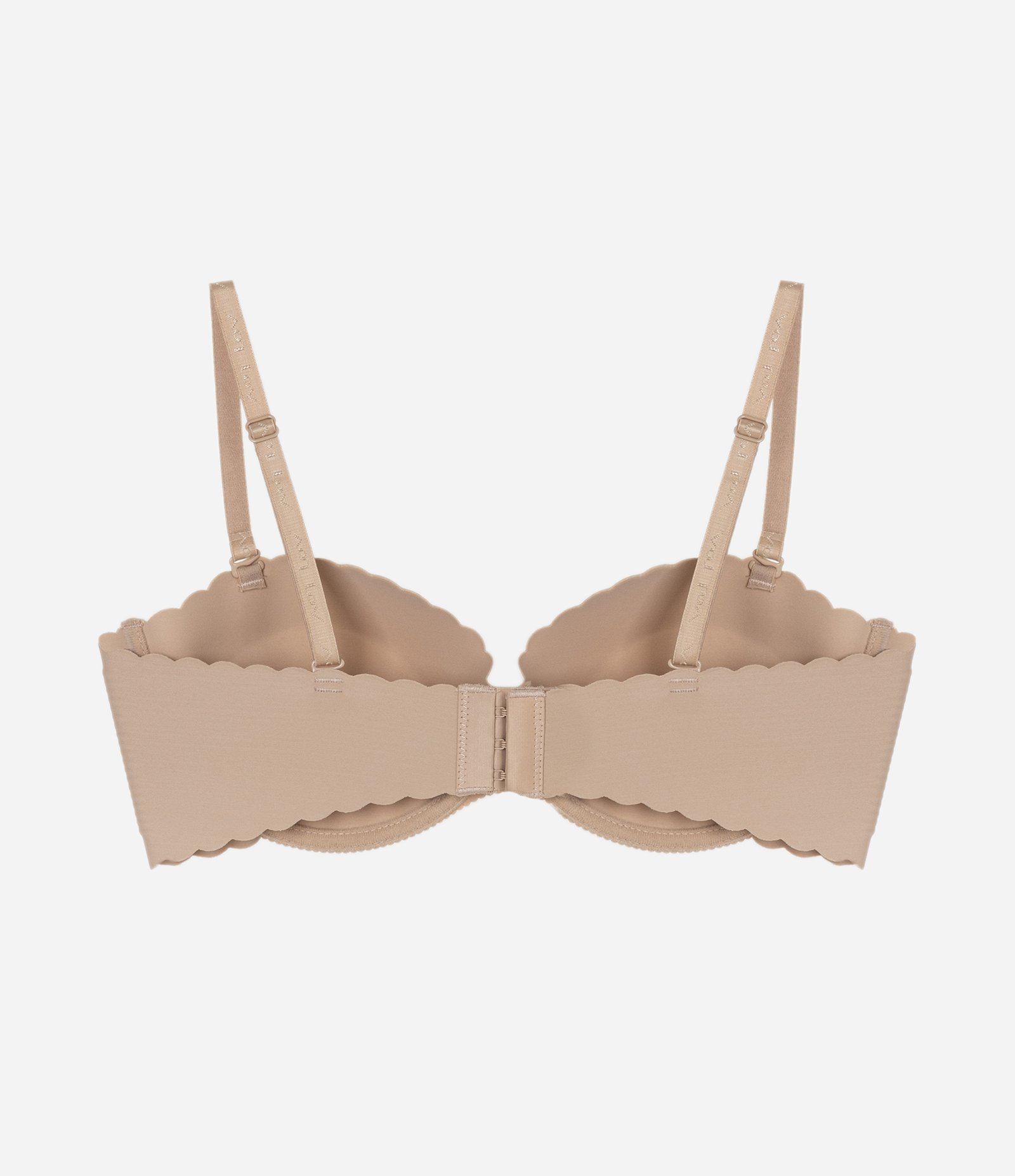 Sutiã sem Alça em Microfibra com Bojo Bolha e Borda Nuvem Light Taupe 6