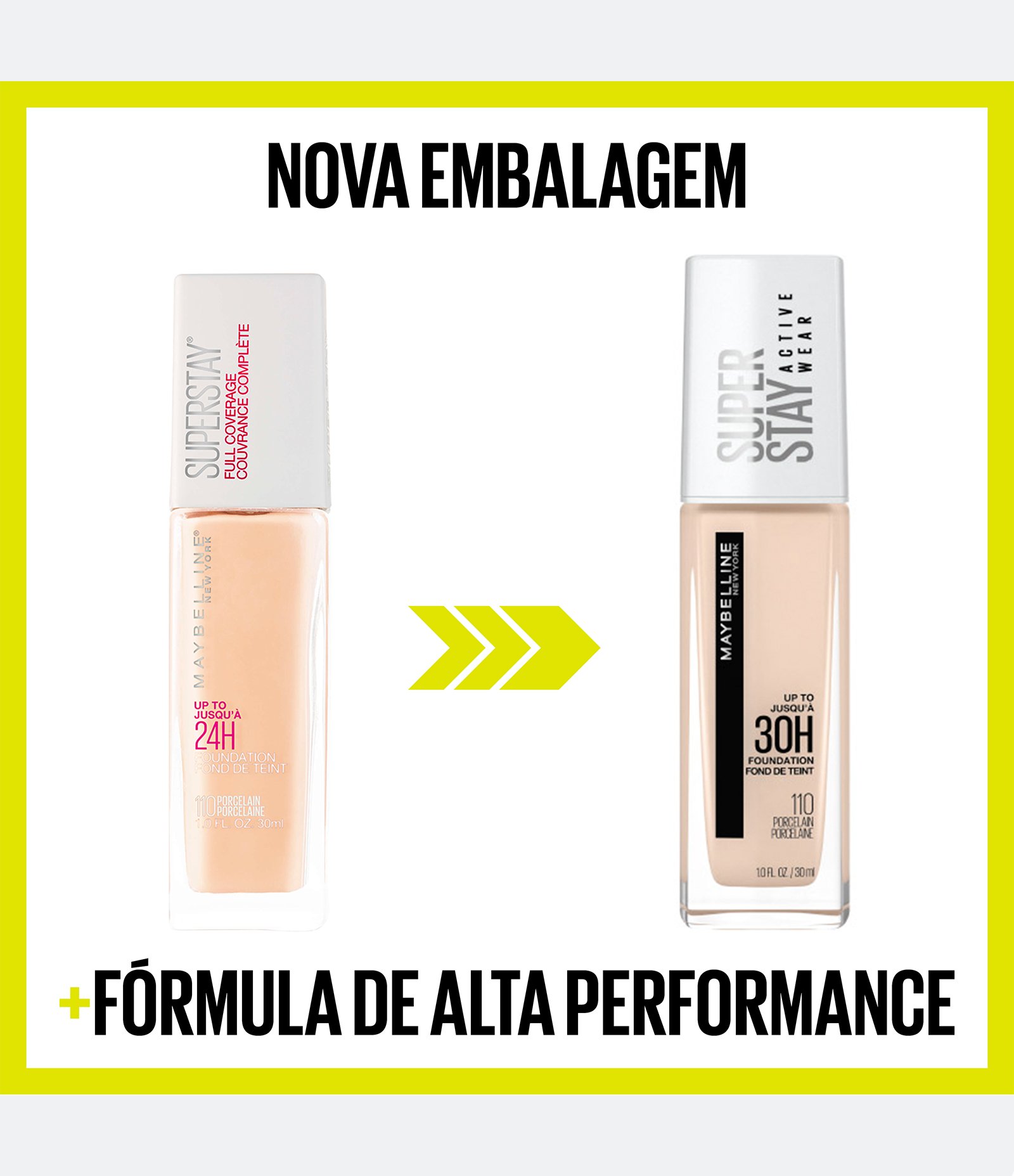 Base Longa Duração Maybelline Superstay Full Coverage 30ml Porcelain 8