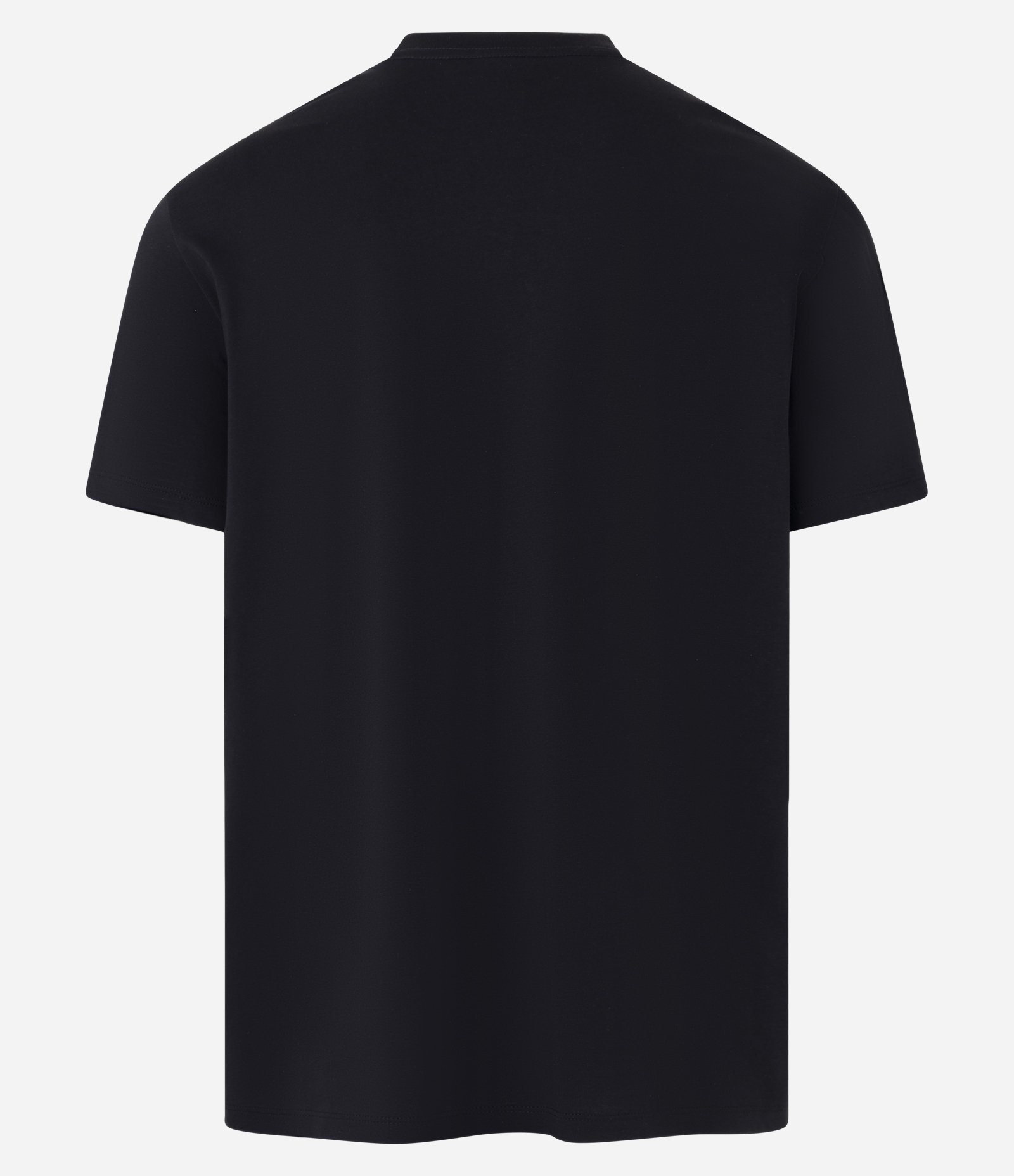 Camiseta Comfort Básica em Algodão Peruano Preto 6