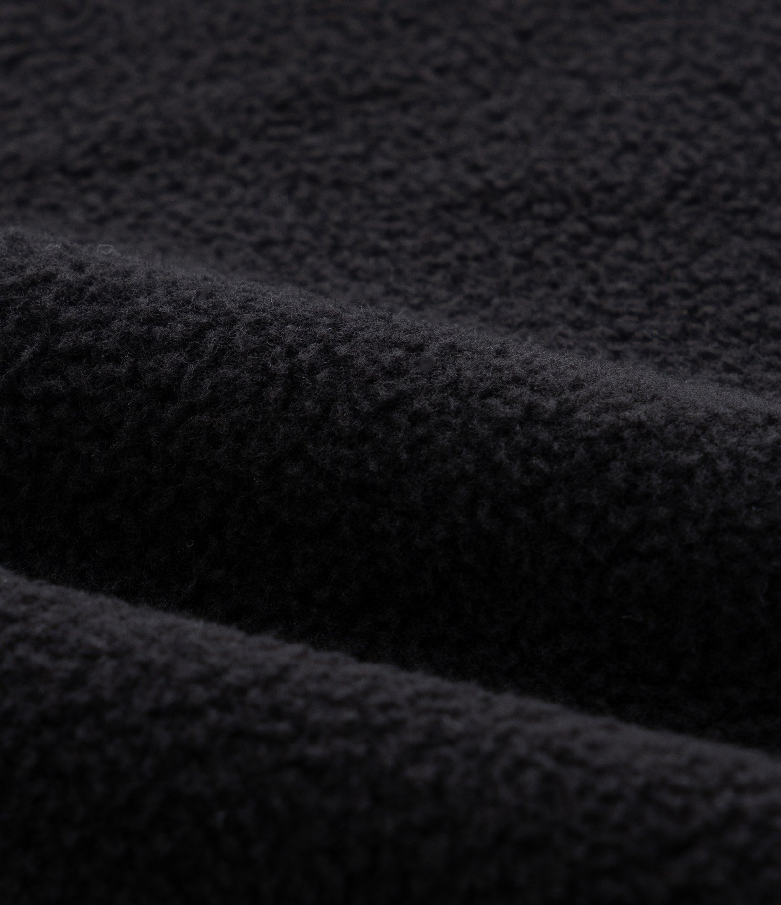 Casaco Fechado Infantil Básico em Fleece - Tam 5 a 14 anos Preto 3