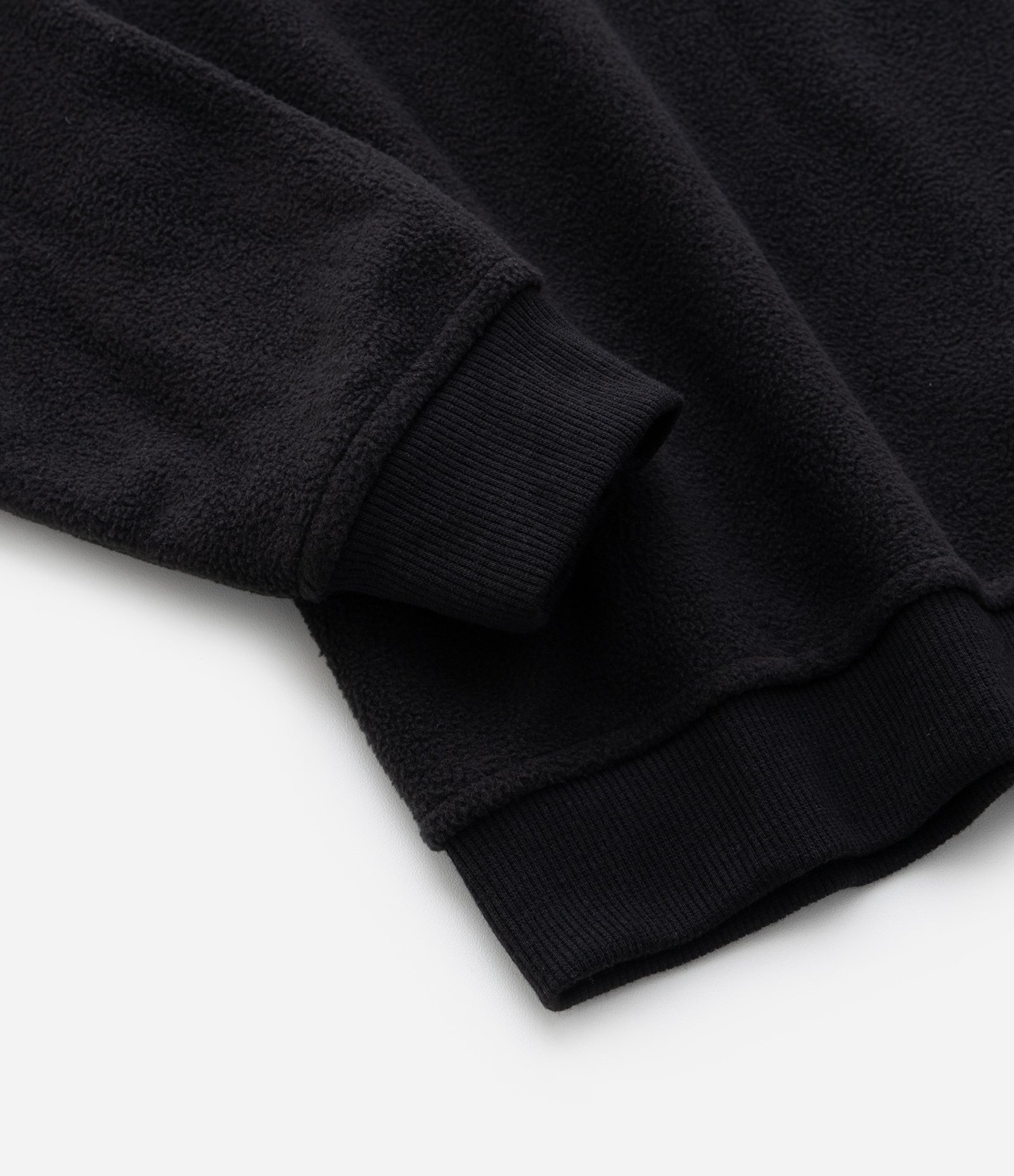 Casaco Fechado Infantil Básico em Fleece - Tam 5 a 14 anos Preto 6