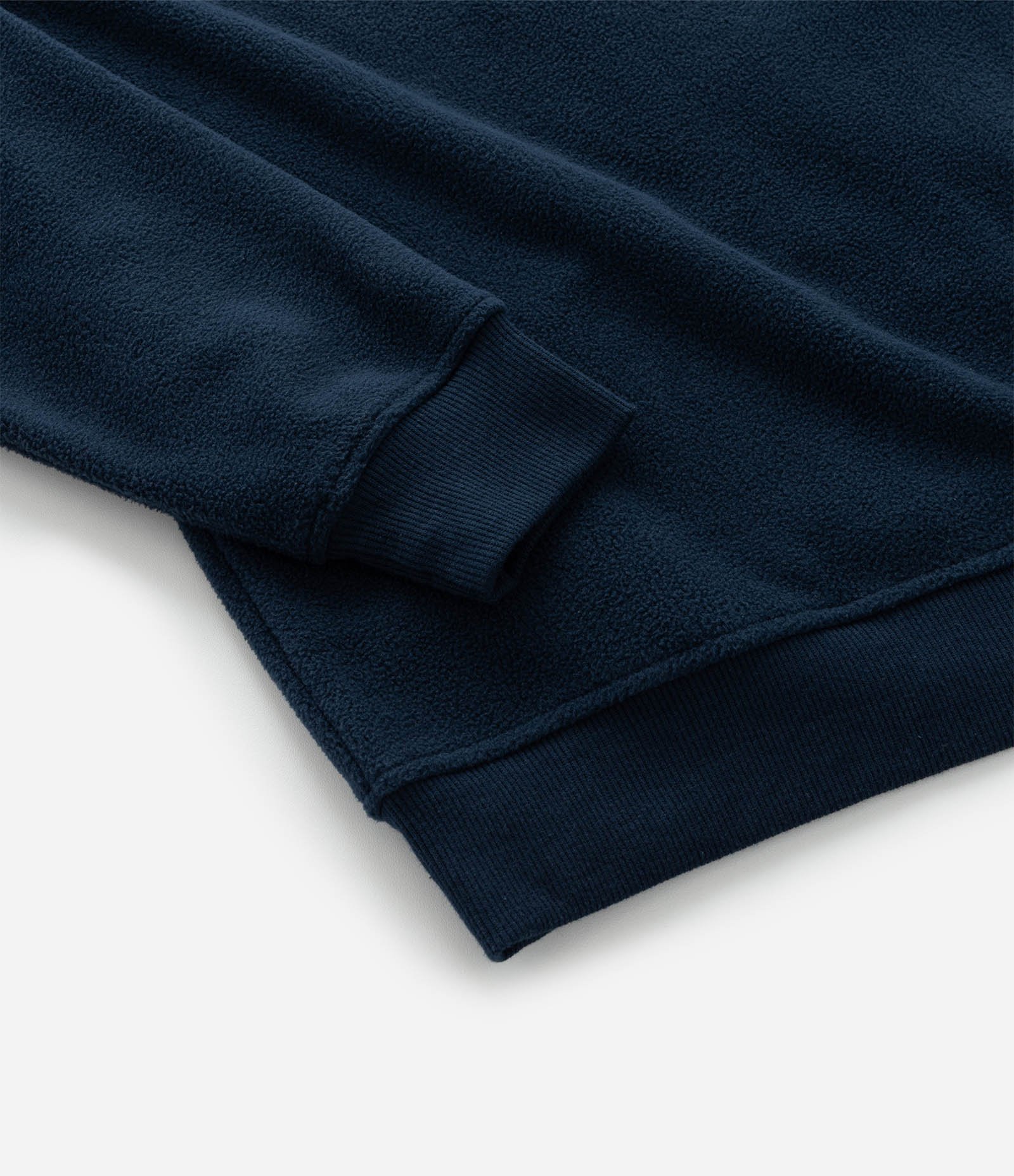 Casaco Fechado Infantil Básico em Fleece - Tam 5 a 14 anos Azul Marinho 4