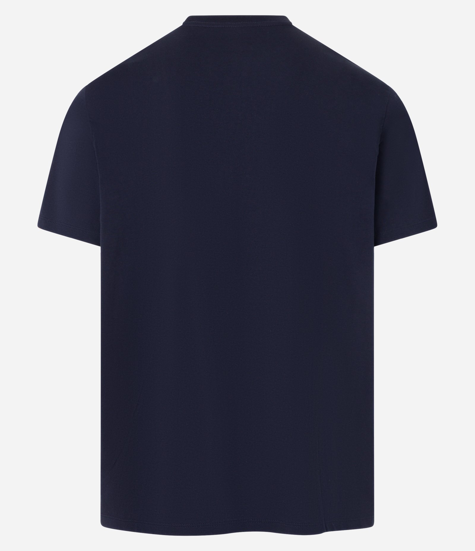 Camiseta Comfort Básica em Algodão Peruano Azul Marinho 6