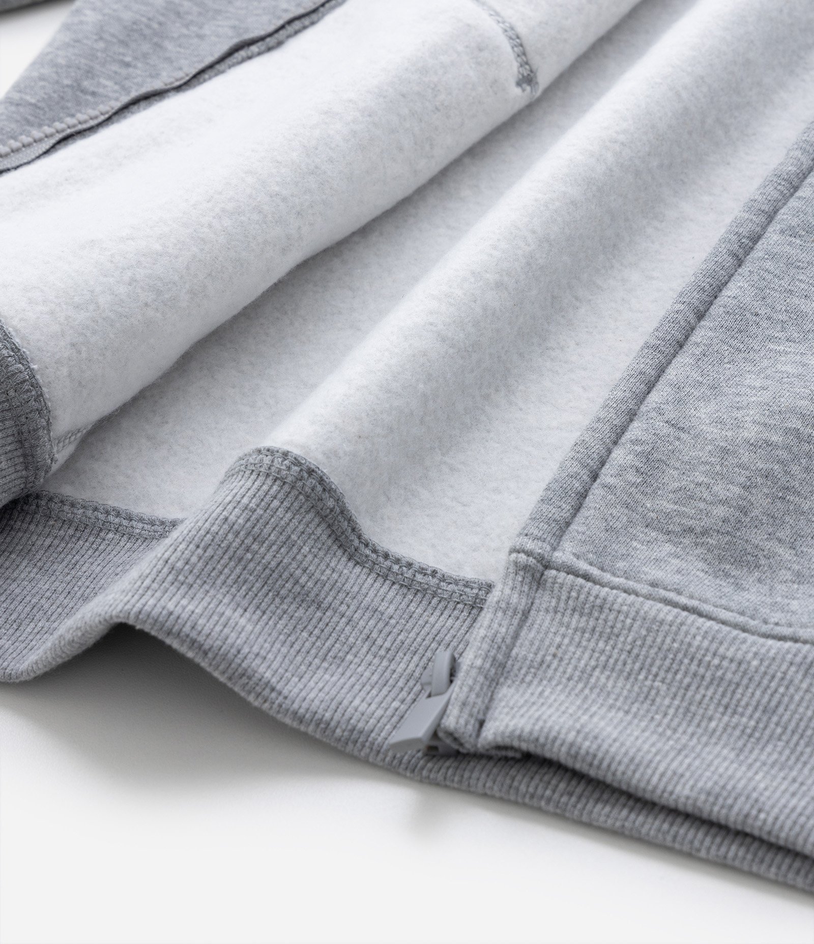 Jaqueta Infantil em Moletom com Capuz - Tam 5 a 14 anos Cinza 5