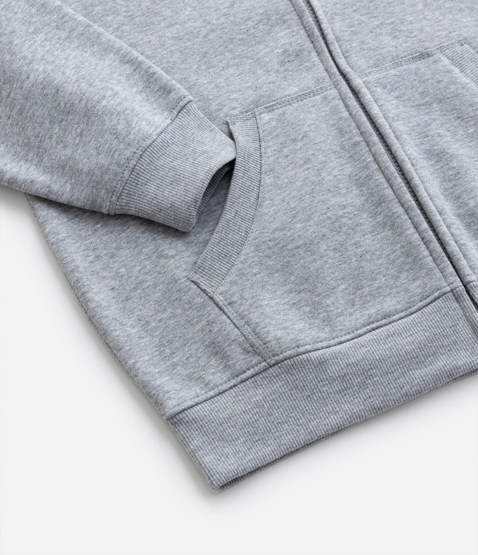 Jaqueta Infantil em Moletom com Capuz - Tam 5 a 14 anos Cinza 6