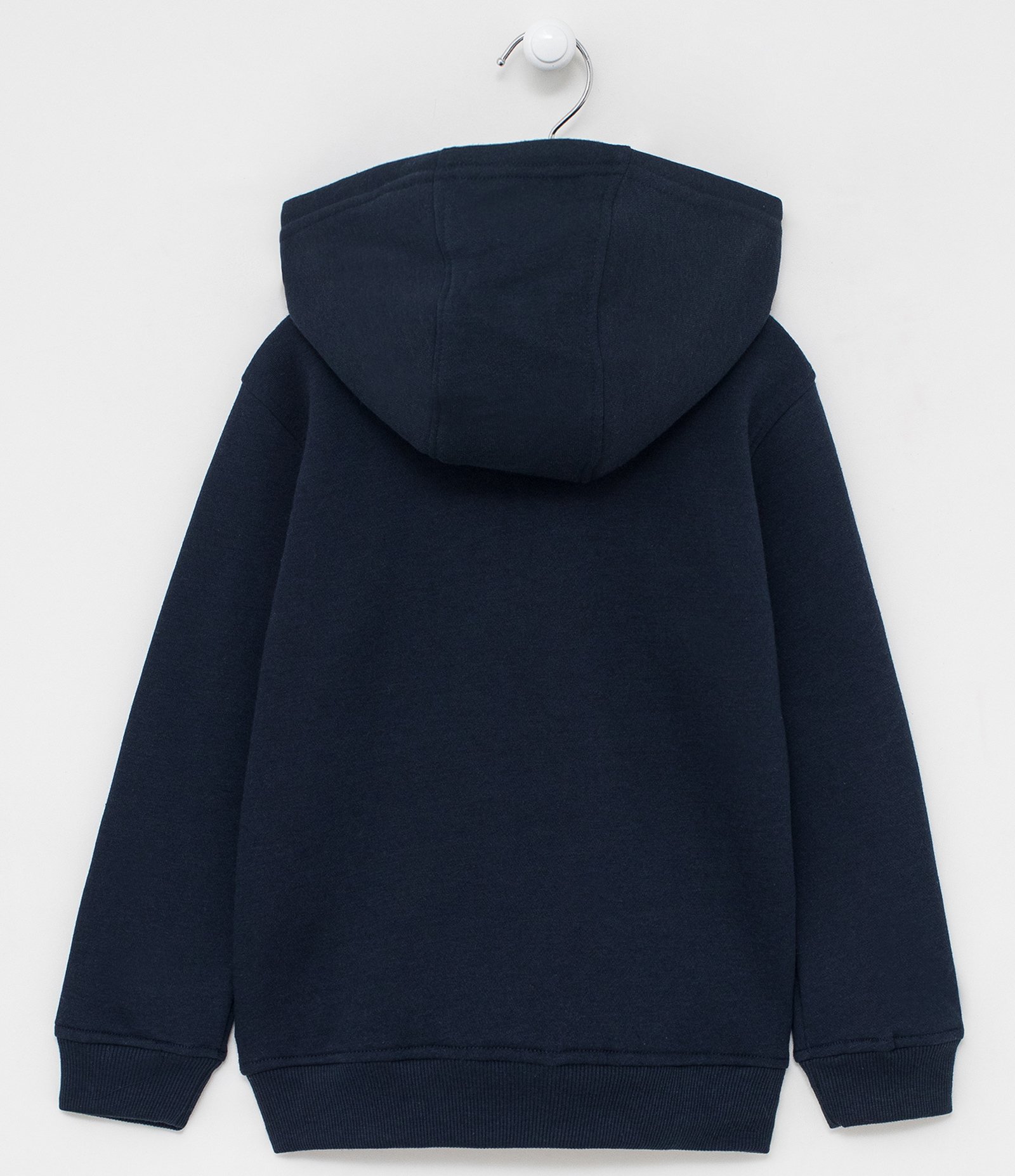 Jaqueta Infantil em Moletom com Capuz - Tam 5 a 14 anos Azul 2