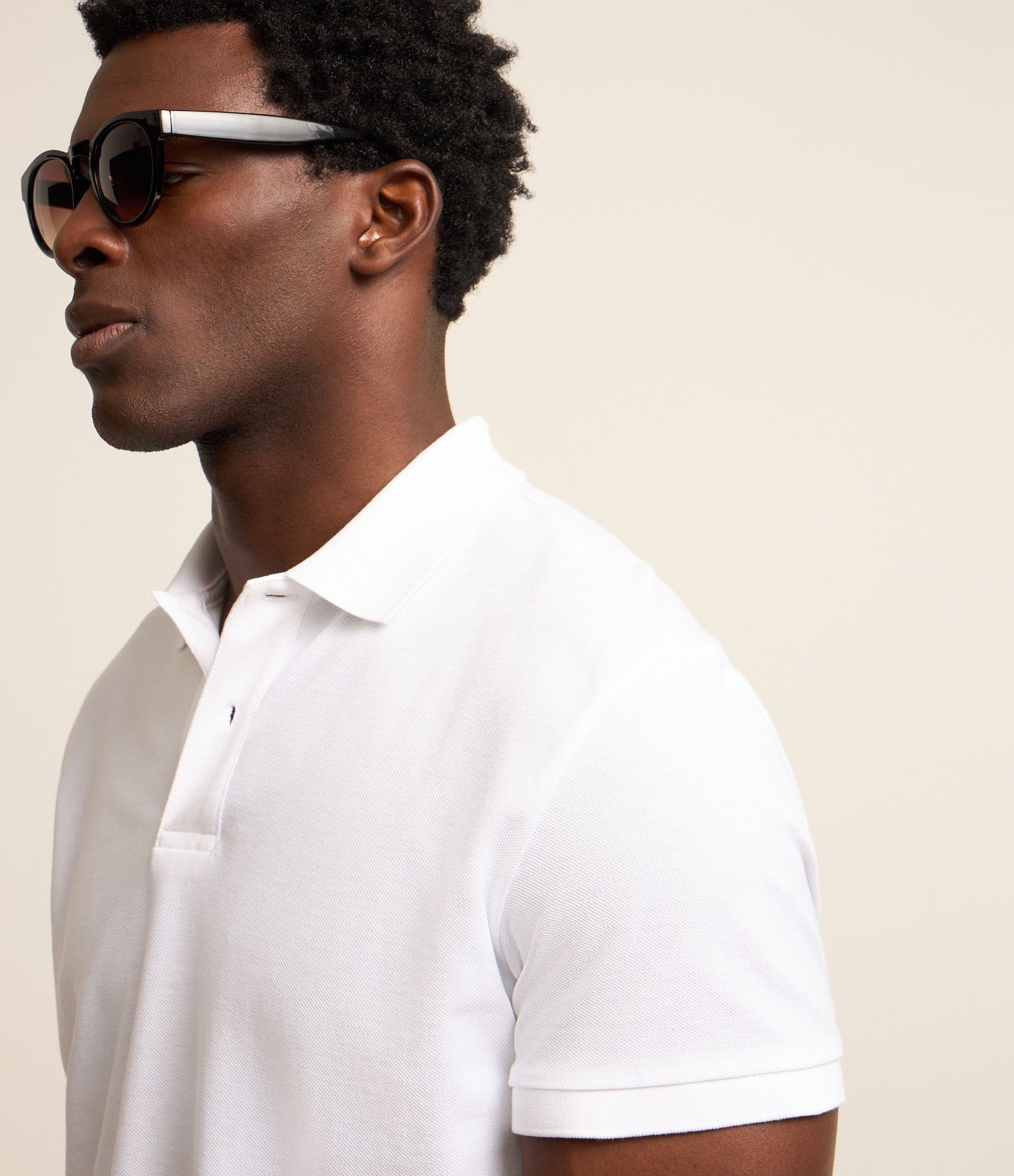 Camisa Polo Comfort em Algodão Peruano Rosa 3