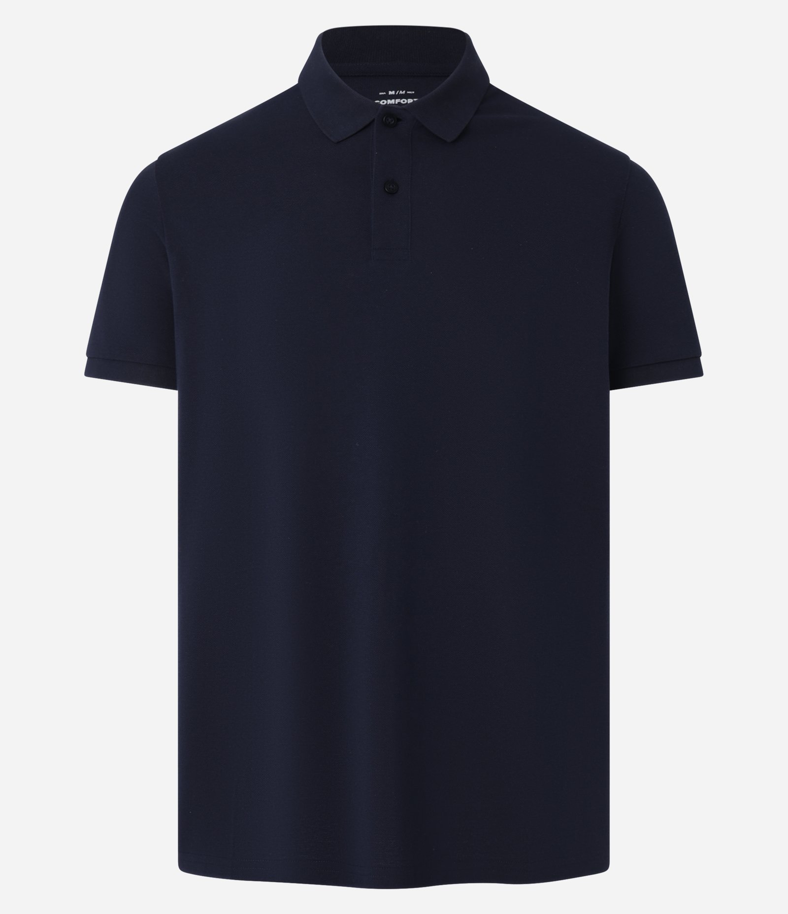 Camisa Polo Comfort em Algodão Peruano Azul Marinho 5