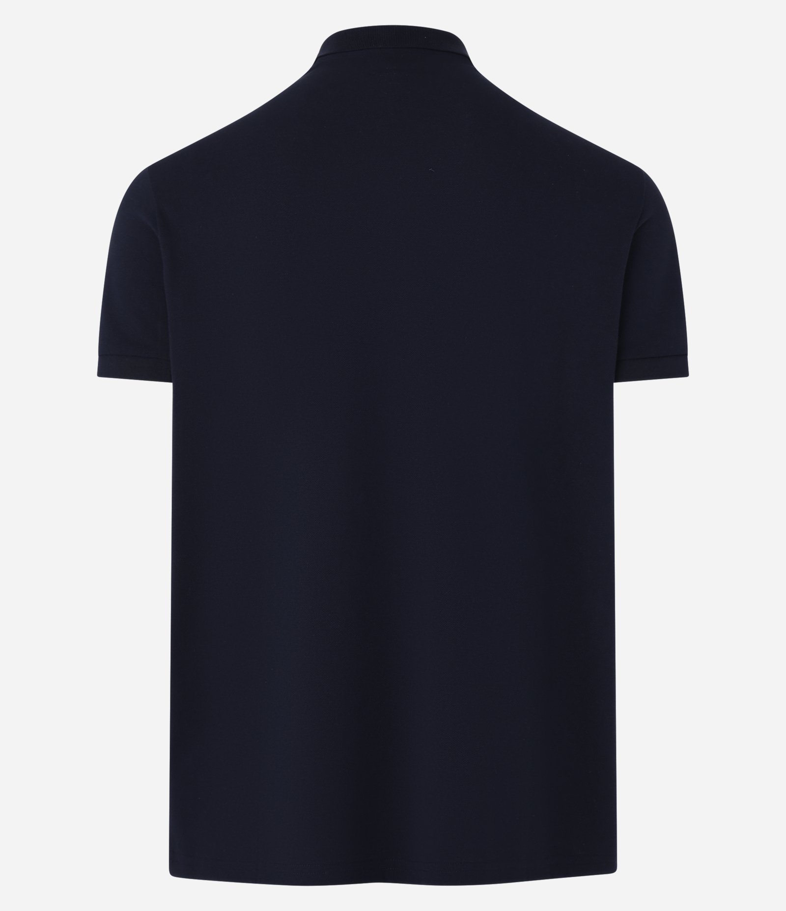 Camisa Polo Comfort em Algodão Peruano Azul Marinho 7