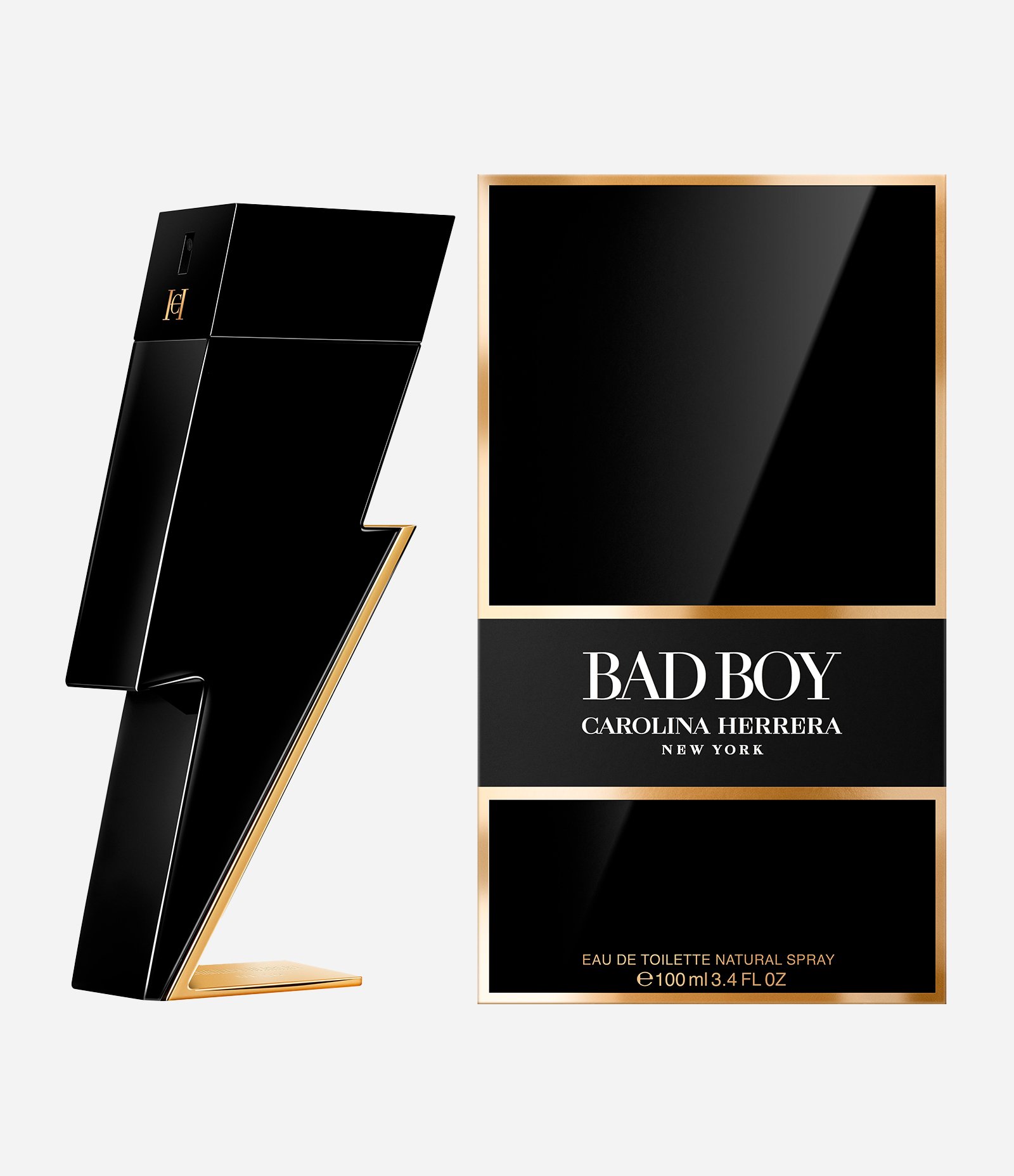 Perfume Carolina Herrera Bad Boy Masculino Eau de Toilette 100ml 2