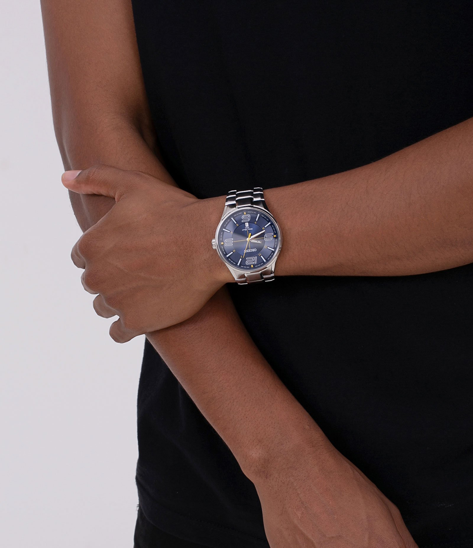 Kit Relógio Masculino Orient MBSS1307-KI20D2SX Analógico 5ATM + Carteira Prata 6