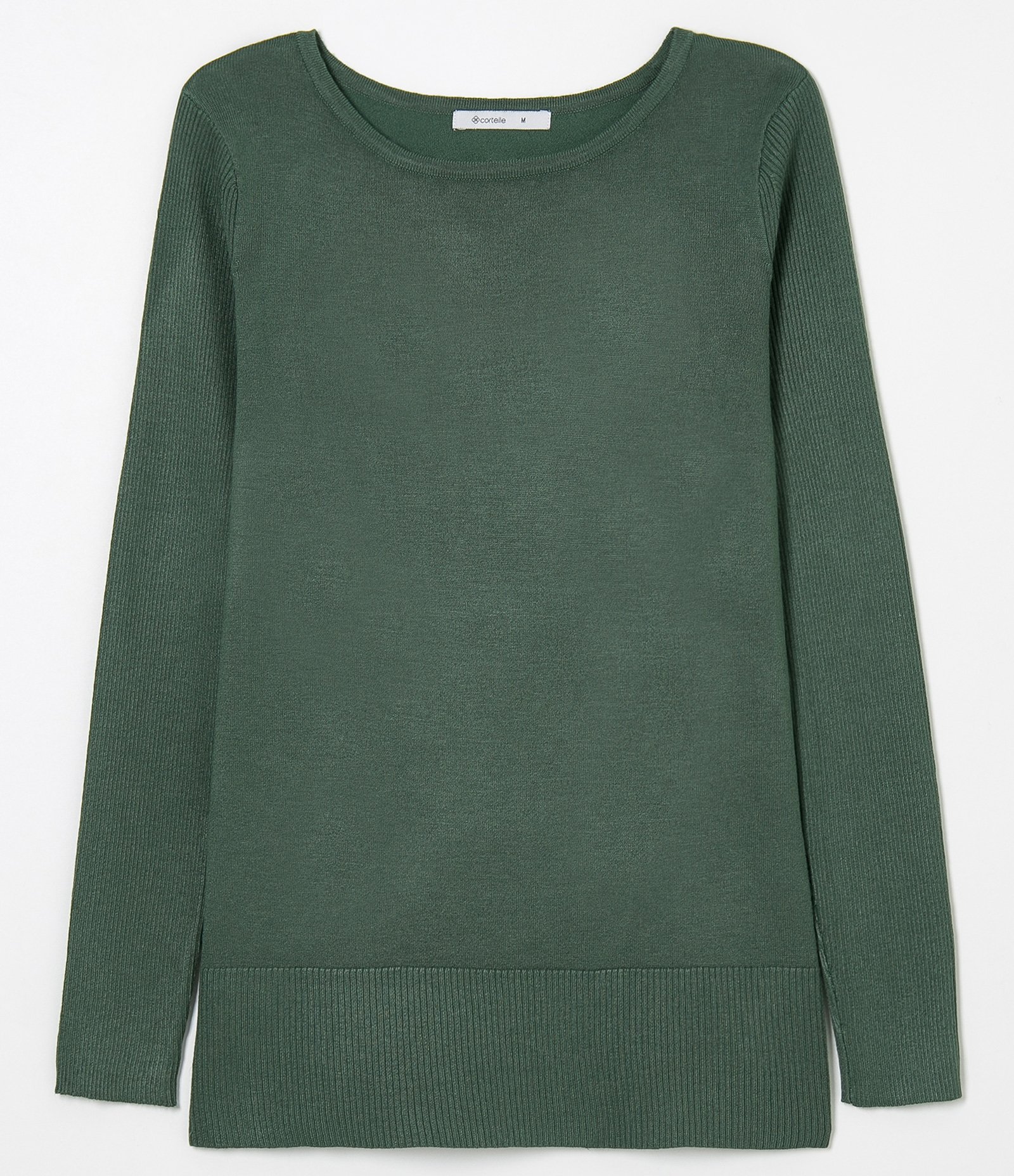 Suéter Alongado em Tricô com Manga Longa 6