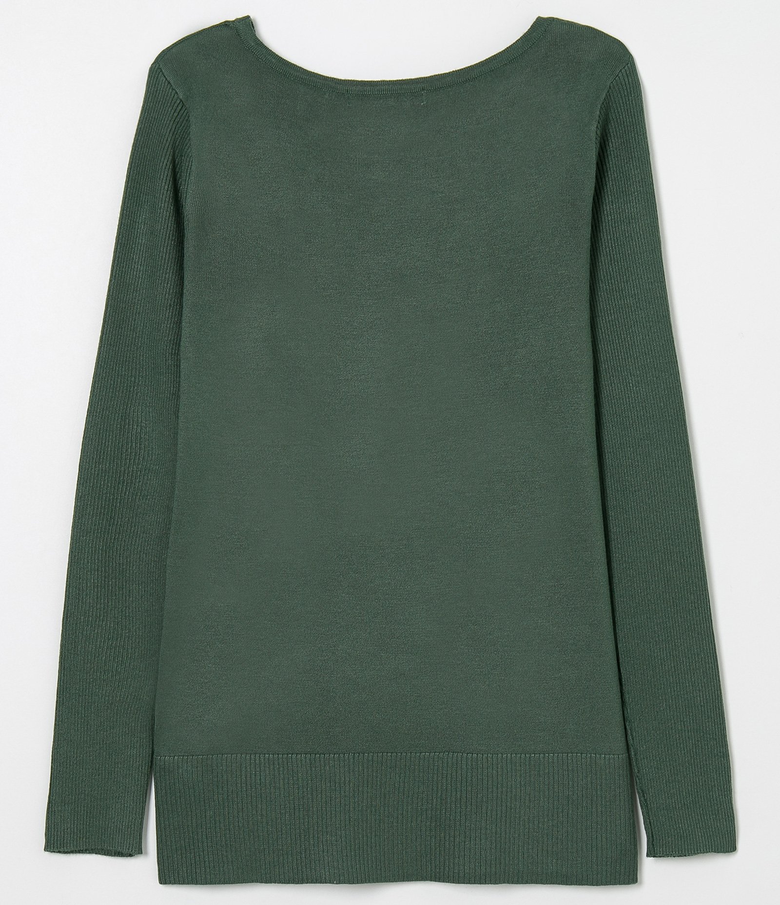 Suéter Alongado em Tricô com Manga Longa 7