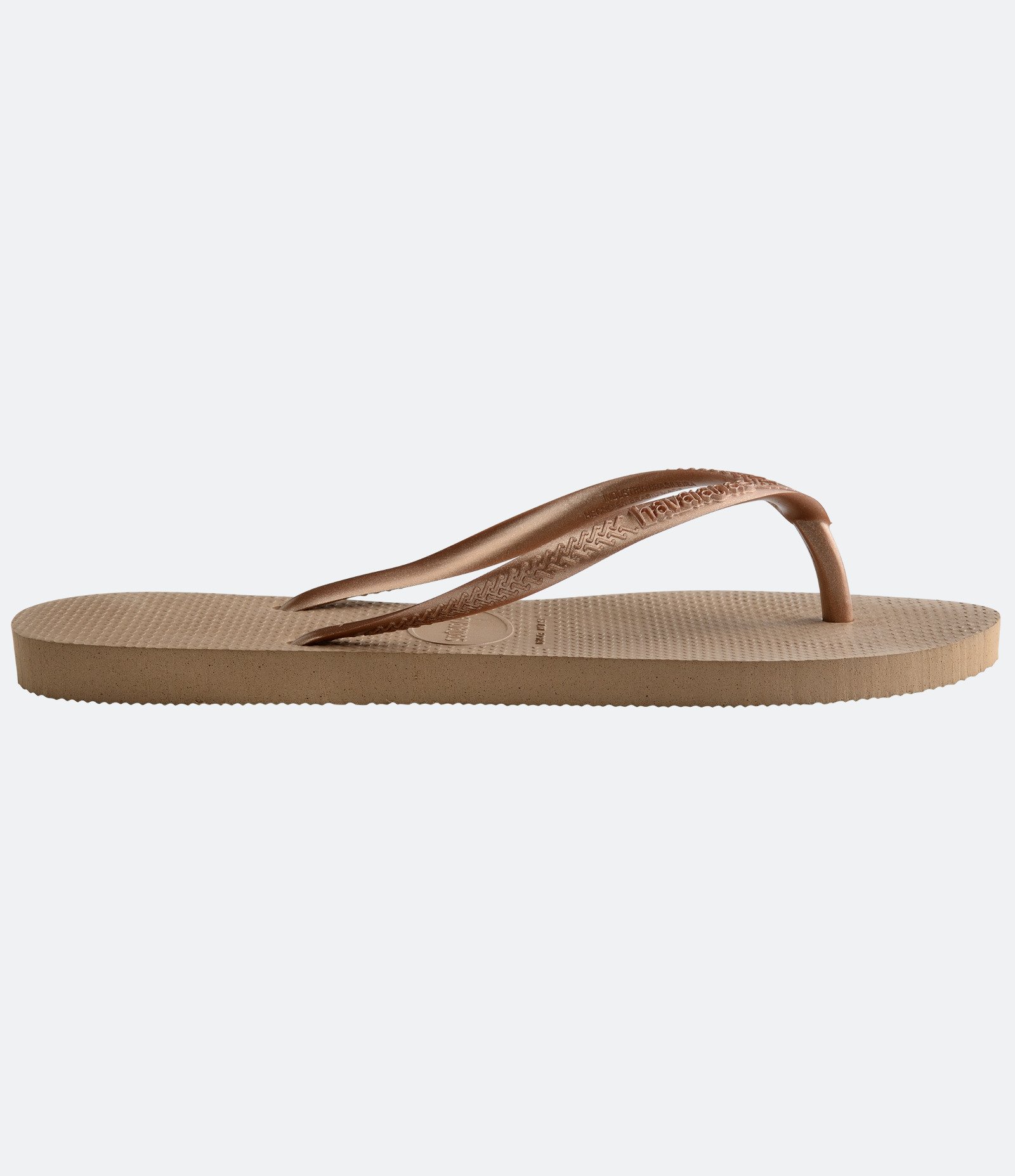 Chinelo Slim com Tira Metalizada Havaianas Rosê 3