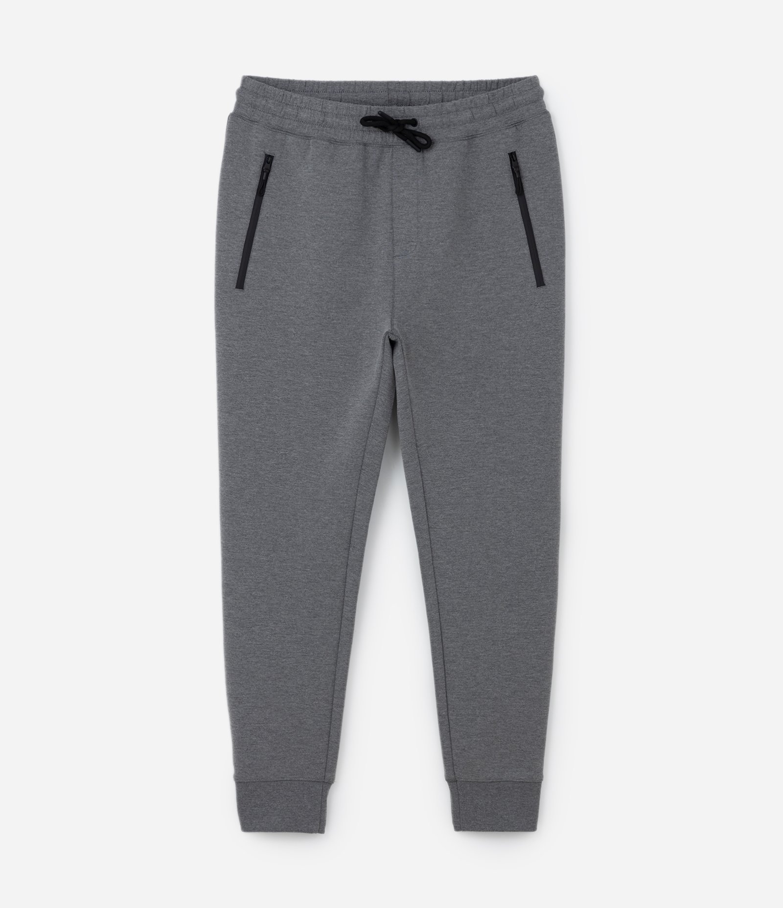 Calça Jogger Esportiva em Moletom Tecnológico Cinza Médio 5