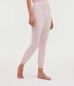 Calça de Pijama com Estampa Póa