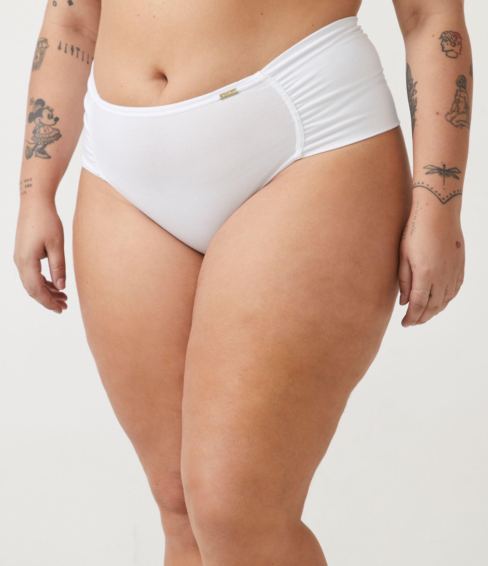 Calcinha Biquíni com Lateral Drapeada Curve & Plus Size 1