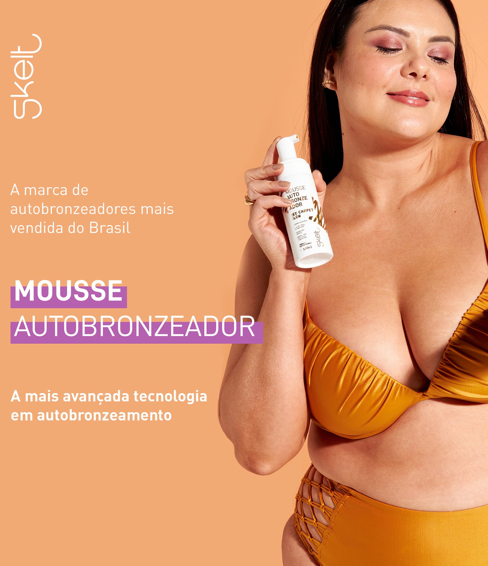 Autobronzeador em Mousse Skelt 140ml 4